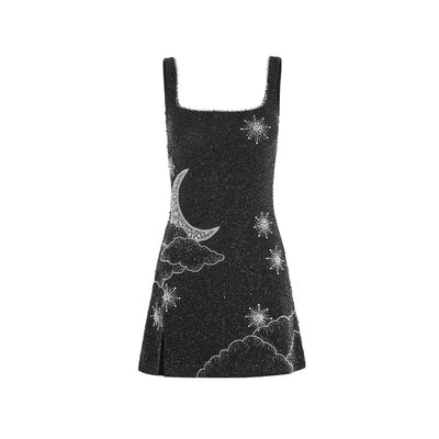 Torri - Minikleid mit Pailletten und Trägern