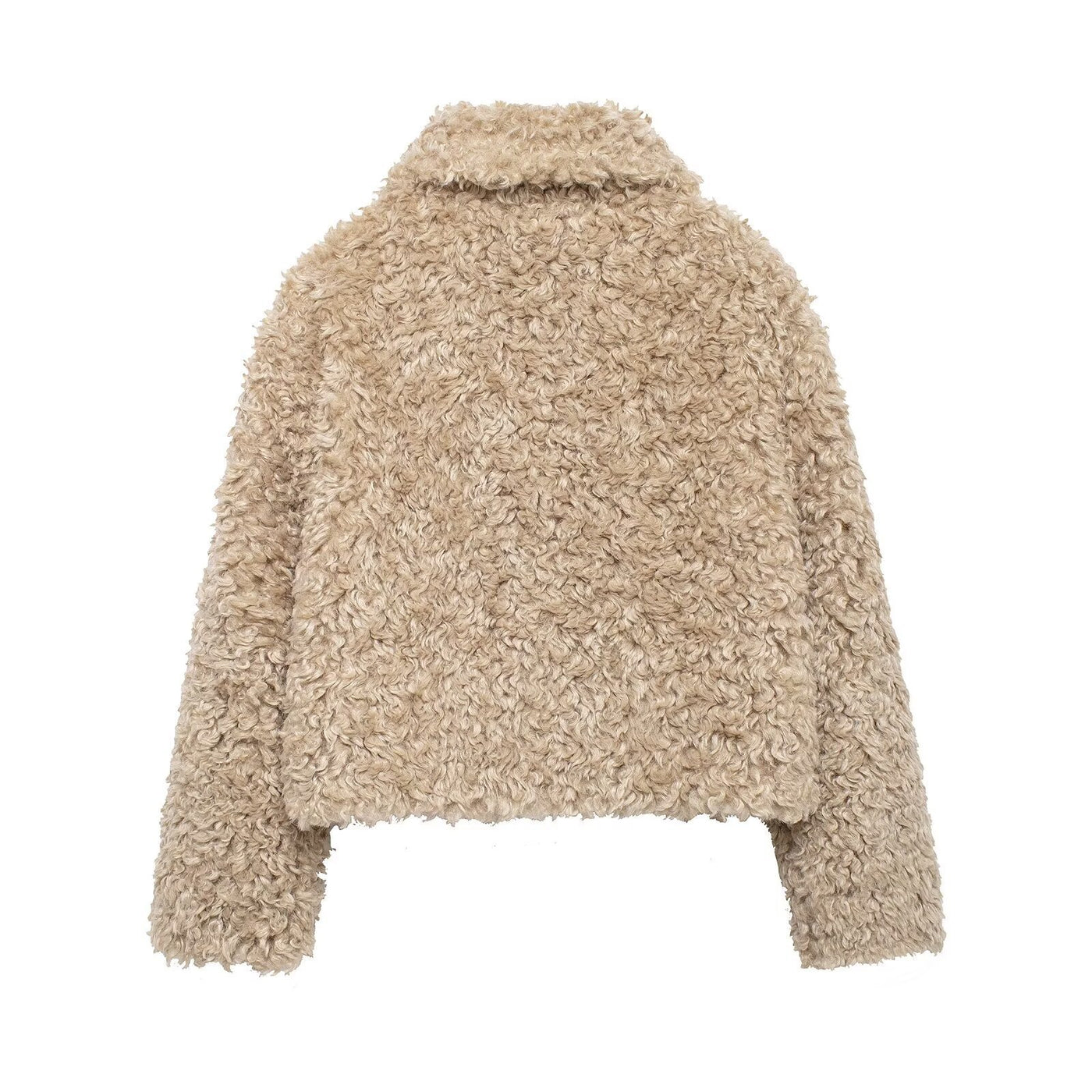 Damen-Teddyjacke mit Schnallenverschluss - Keren