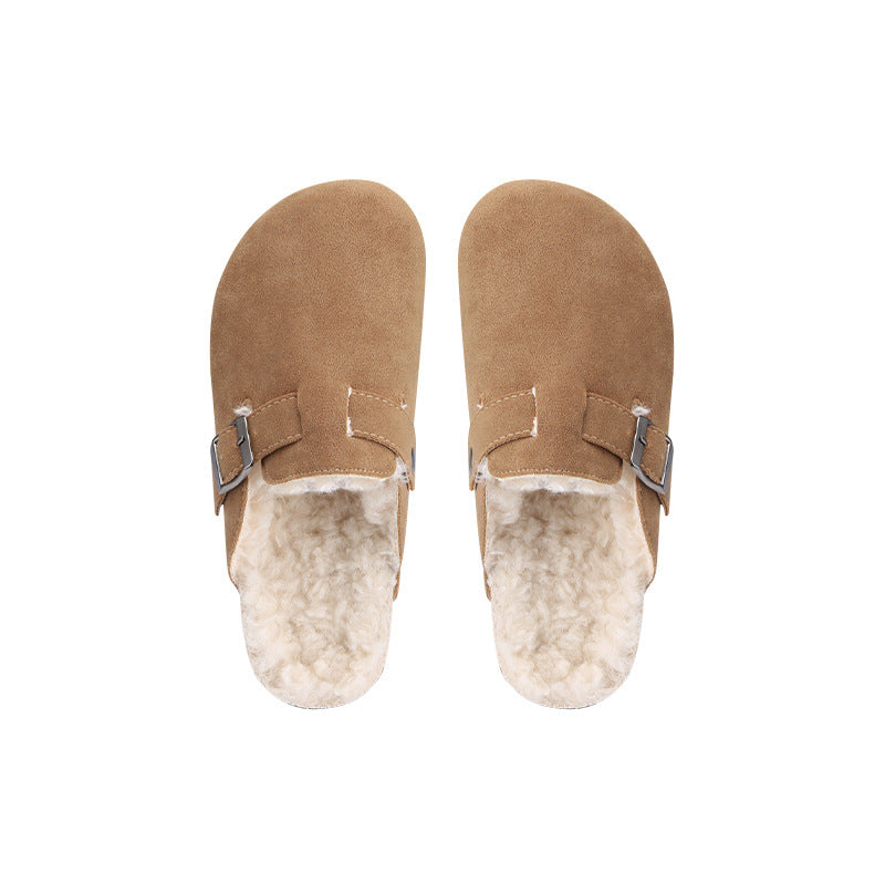 Clog-Schuhe für Frauen mit Plüschfutter - Yadhi