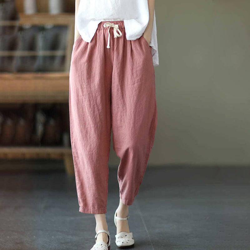 Kara - Coole Hose aus Leinen und Baumwolle