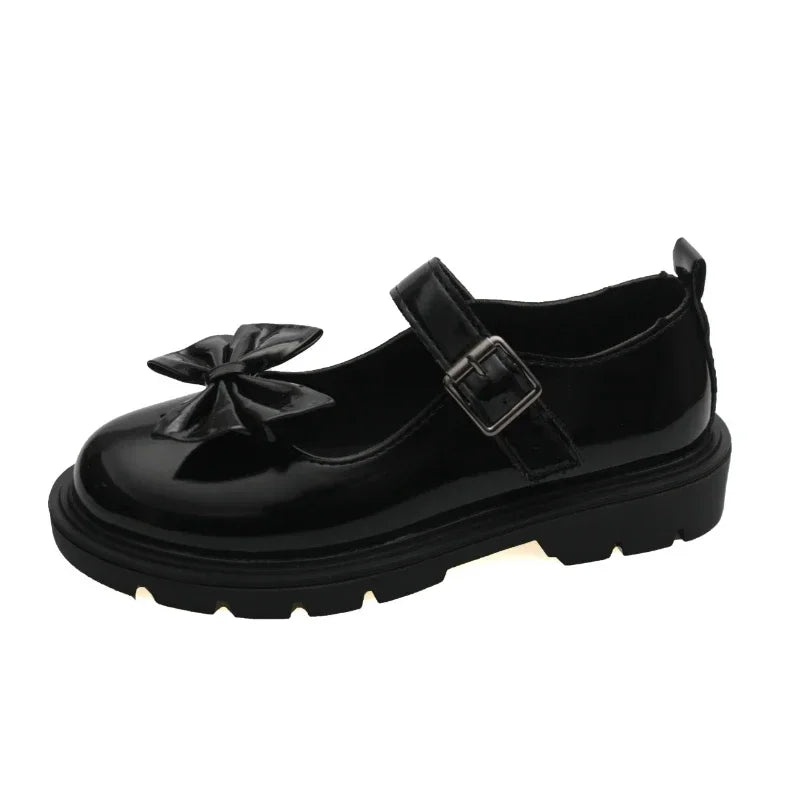 Elegante Damen Dirndl Schuhe mit Schleife - Emilia