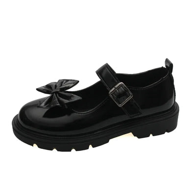 Elegante Damen Dirndl Schuhe mit Schleife - Emilia