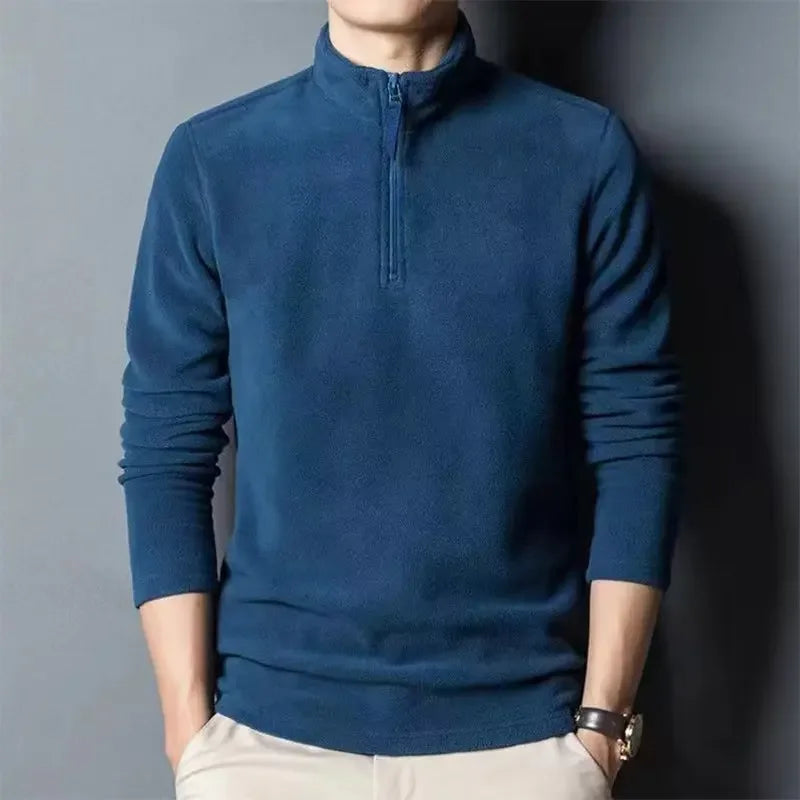 Fleece-Pullover mit halbem Reißverschluss für Männer - Braden