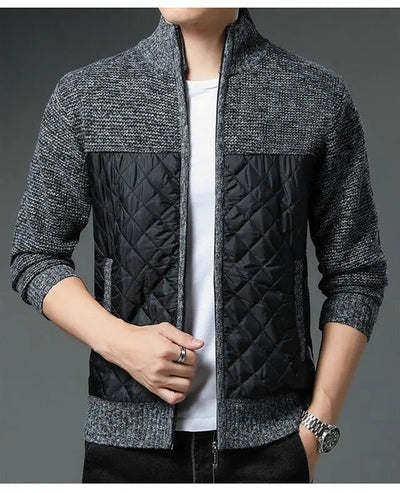 Gesteppte Strickjacke - Matias