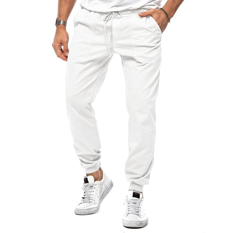 Charleston - Lässige Jogger-Hose aus Leinen