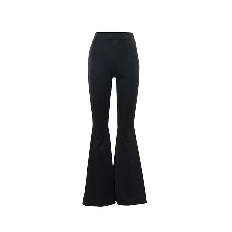 Fabia Hosen - Elegante Damen Schlaghose in zeitlosem Schwarz für stilbewusste Auftritte