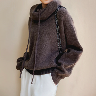 MERINO - WOLL-ROLLKRAGENPULLOVER