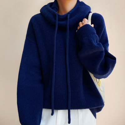 MERINO - WOLL-ROLLKRAGENPULLOVER