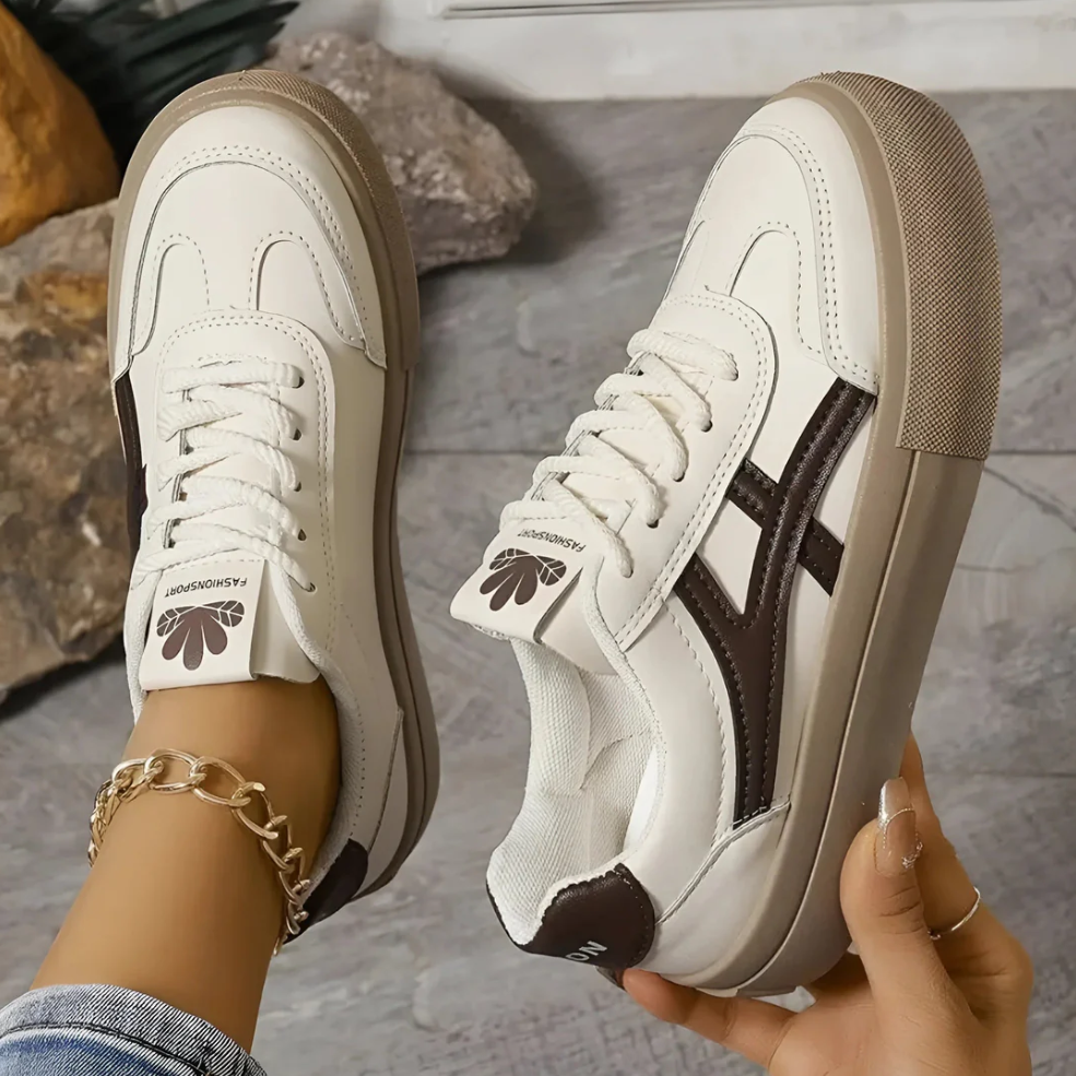 Maya Gestrickte Schnür-Sneaker Damen – Flexibel und Komfortabel