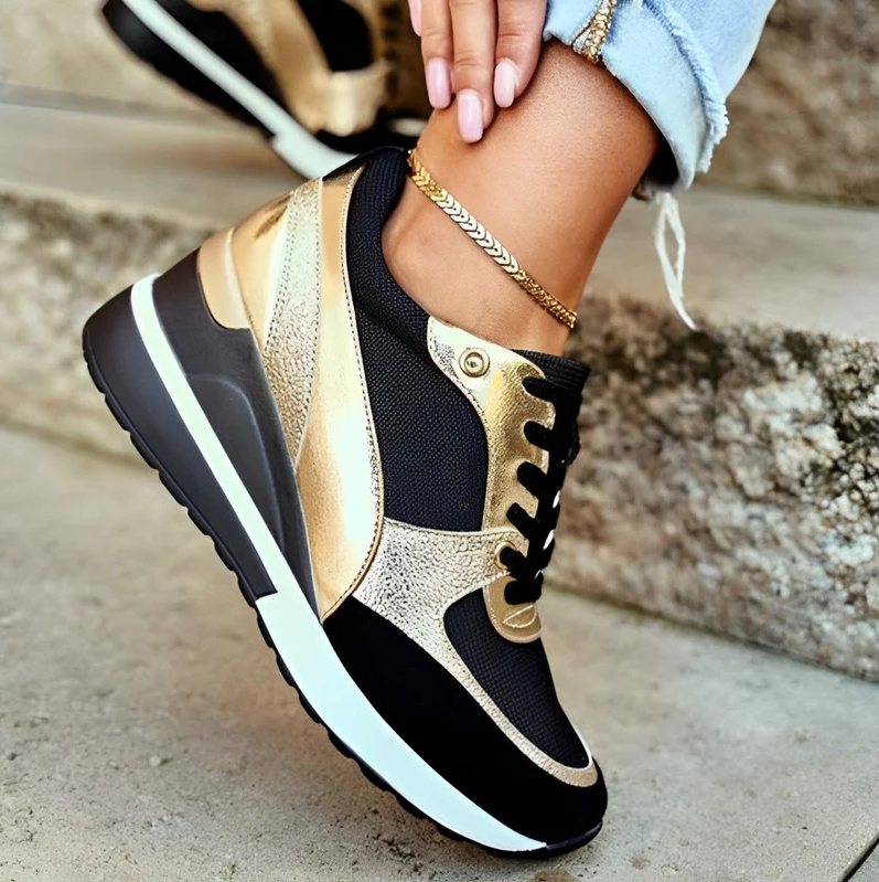Mozana – Keilsneaker mit sportlichem Schnürverschluss