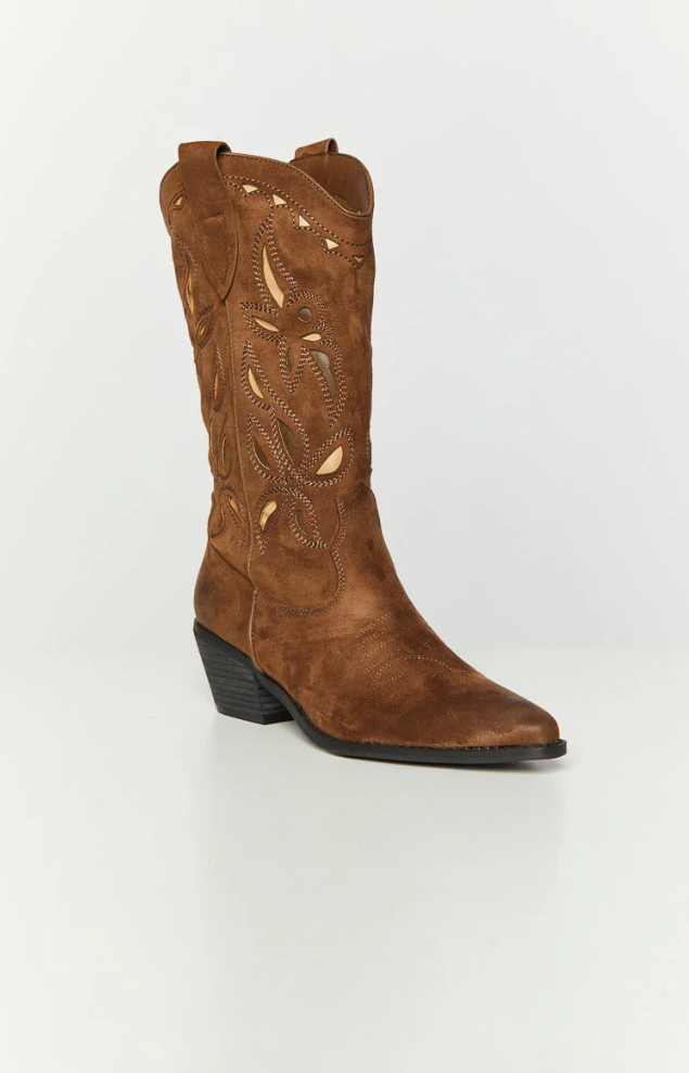 Lena Bestickte Cowboystiefel Damen – Handwerkskunst und Charme