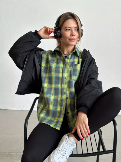Sophie Flanellhemd Damen – Kariert und Stilvoll