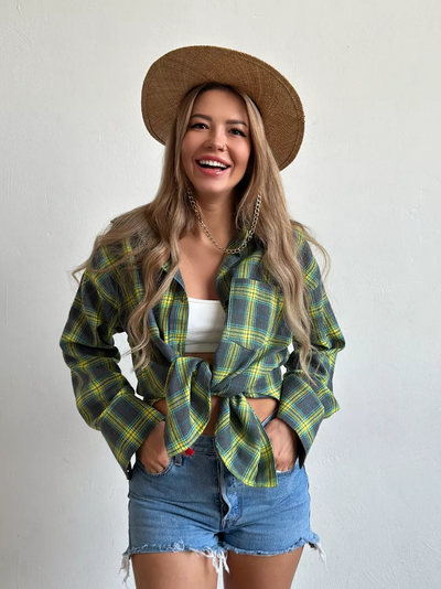 Sophie Flanellhemd Damen – Kariert und Stilvoll