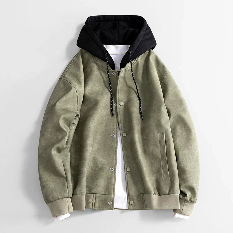 Vegane Freizeitjacke mit Kapuze für Männer - Peterson