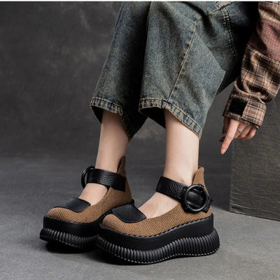 Plateau-Riemen-Schuhe - Rinoa