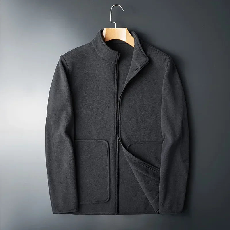 Leichte Herren-Fleecejacke mit kontrastierenden Details - Erian