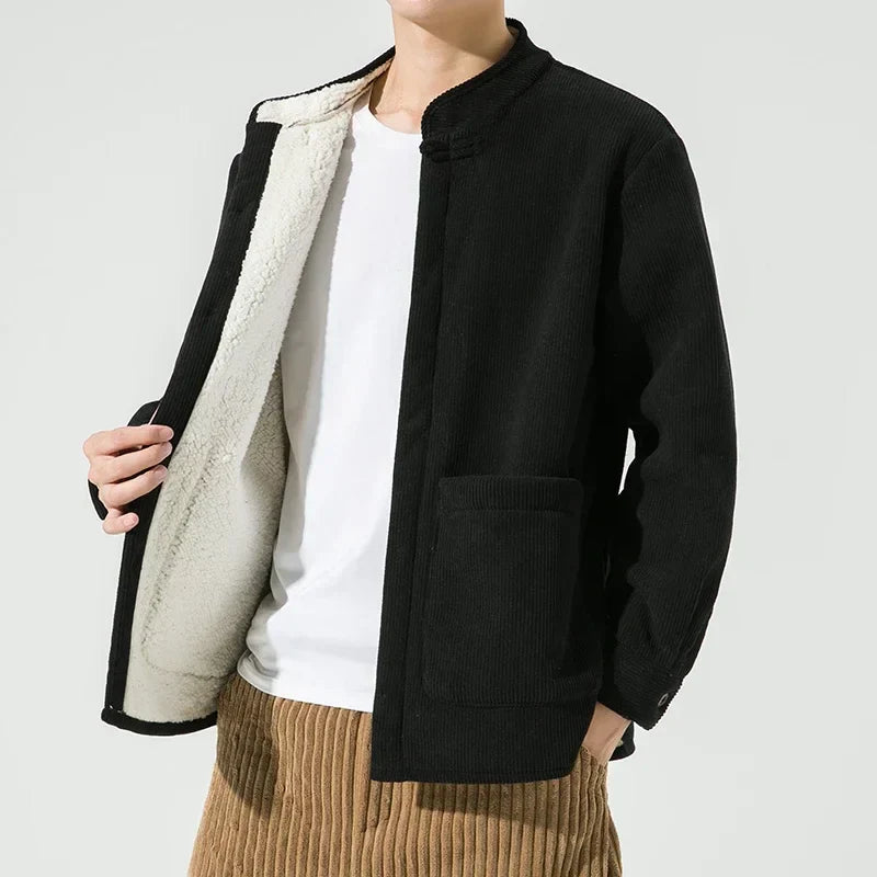 Leichte Herren-Cordjacke mit großen Taschen - Boaz