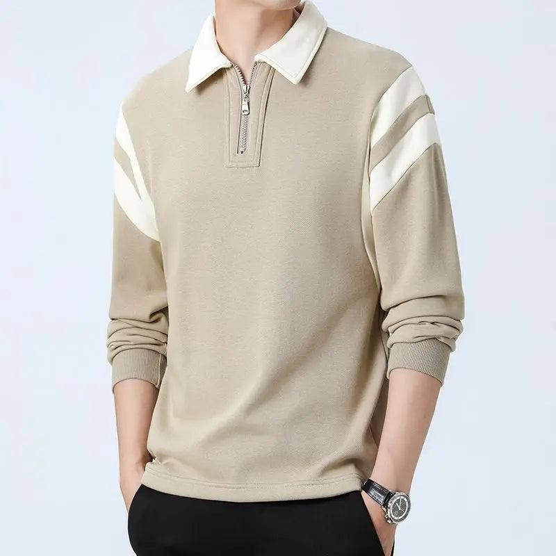Gespleißter Pullover mit halbem Reißverschluss - Eloy
