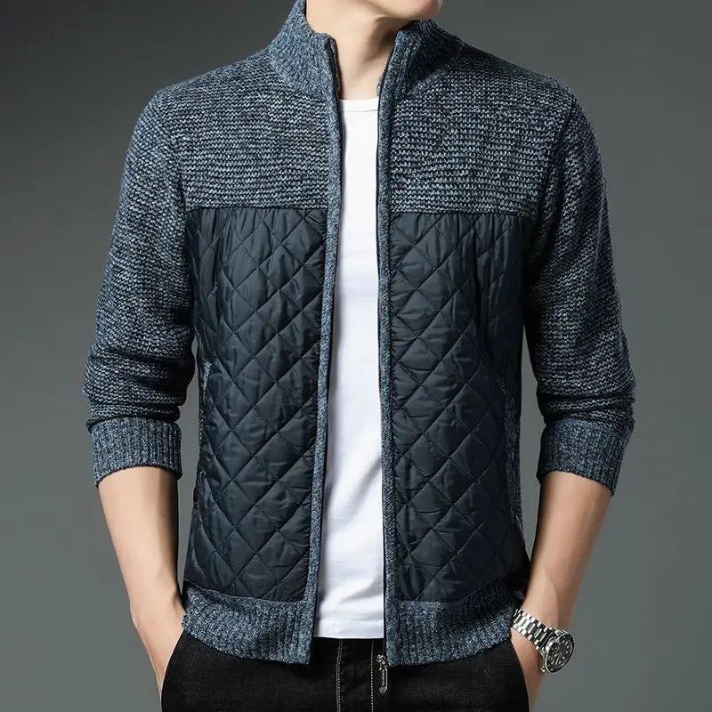 Gesteppte Strickjacke - Matias