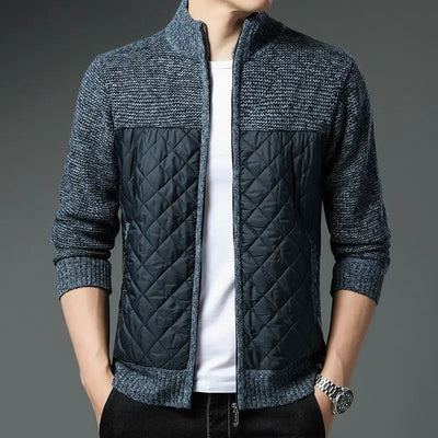 Gesteppte Strickjacke - Matias