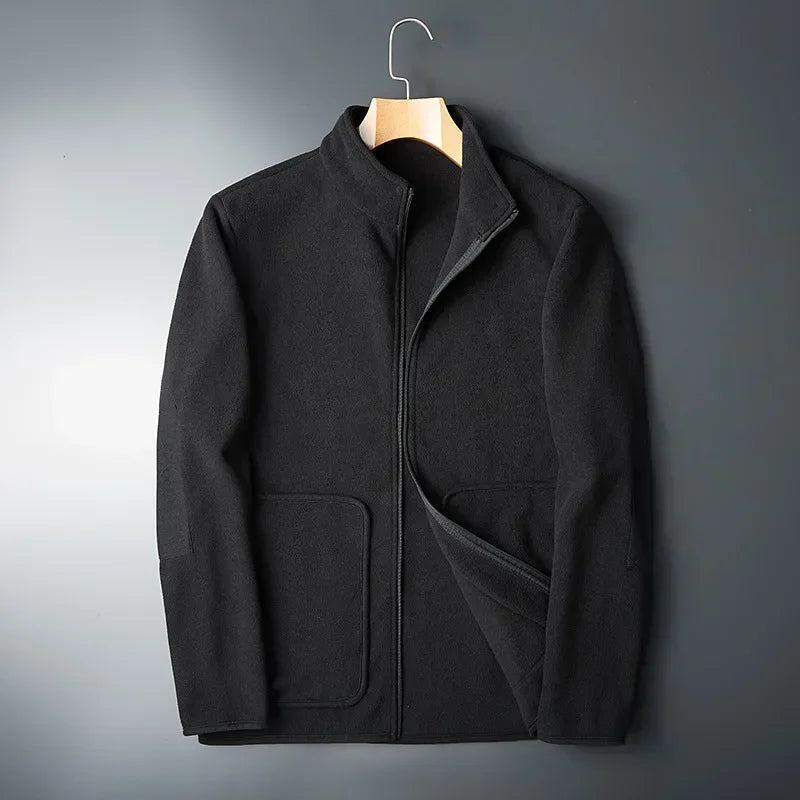 Leichte Herren-Fleecejacke mit kontrastierenden Details - Erian