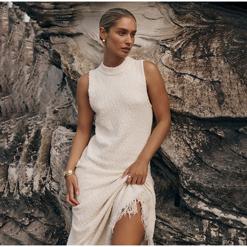 Qinisy - Langes Bohème-Kleid