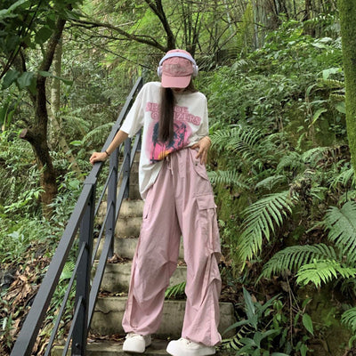 Franca Hose - Damen Baggy Pants mit großen Taschen im Retro-Stil