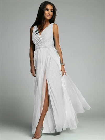 Thea - Elegantes Kleid mit V-Ausschnitt