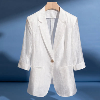 Glänzender taillierter Blazer - Palmira