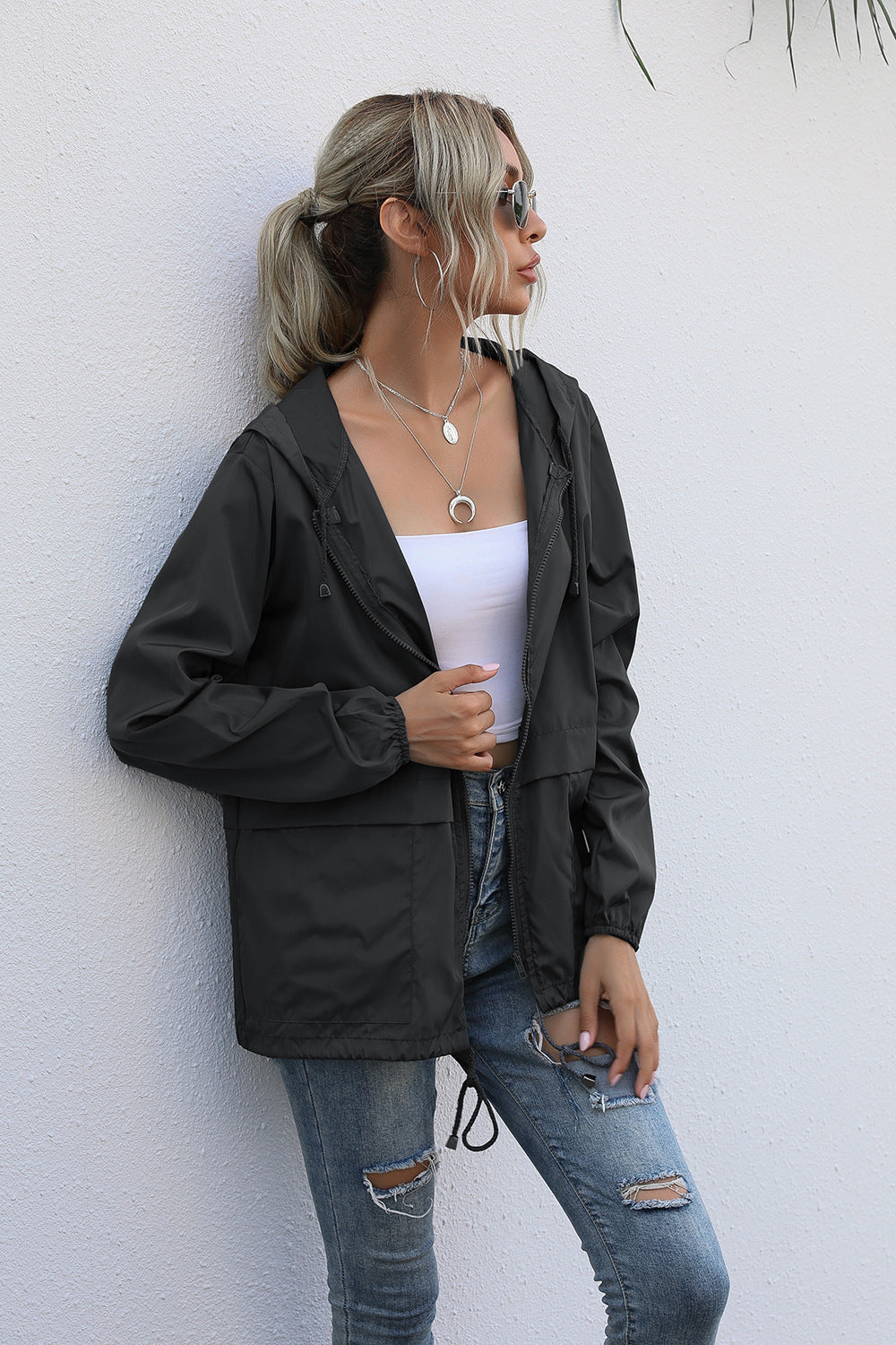 Leichte, wasserdichte Damenjacke - Emmeline