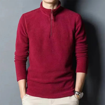 Fleece-Pullover mit halbem Reißverschluss für Männer - Braden