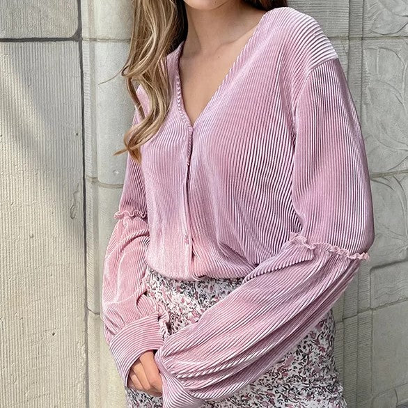 Fara - Elegante Satinbluse