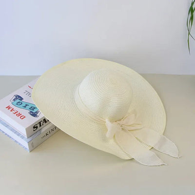 Sommer Frauen Strohhut Bowknot