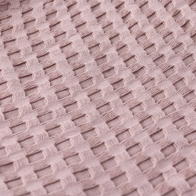 Waffly - Dünne Sommerdecke aus Baumwolle im Waffelmuster