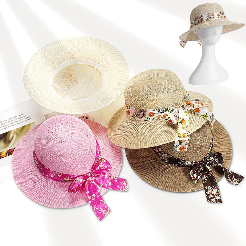 Sommermode Hut mit schicker Krawatte