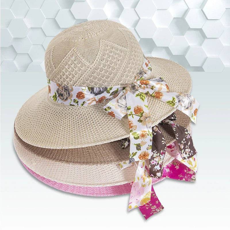 Sommermode Hut mit schicker Krawatte