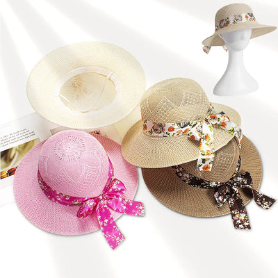 Sommermode Hut mit schicker Krawatte