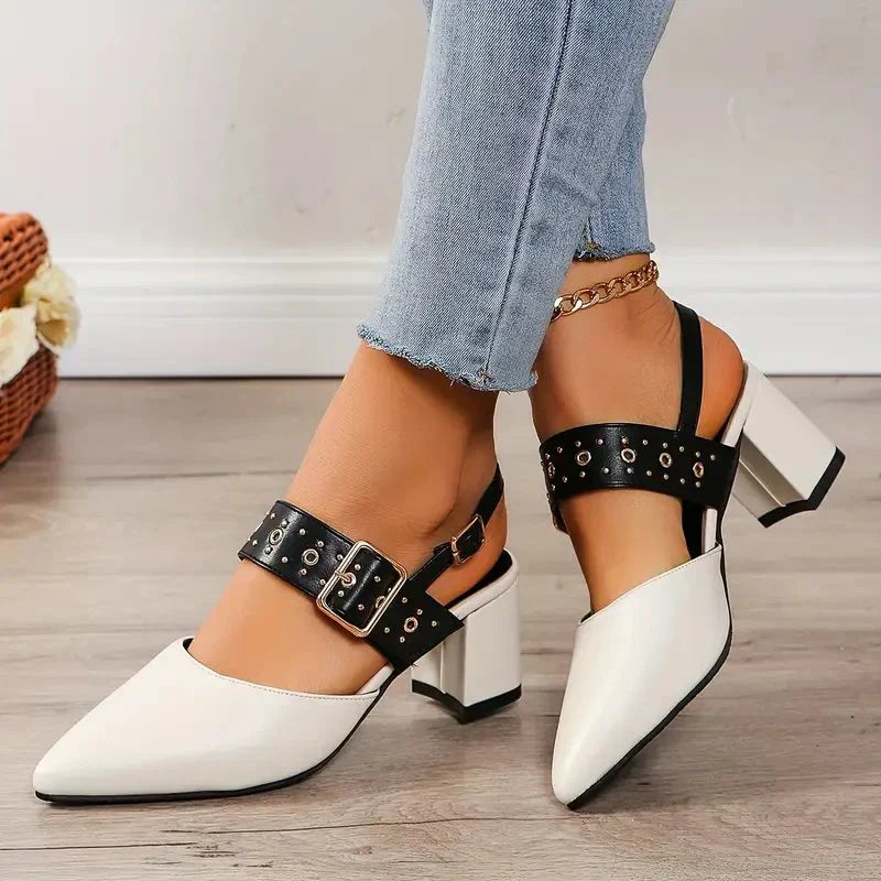 Maya - Elegante sandalen mit kubanischen absätzen