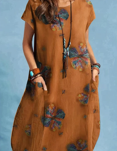 TYRI - Midikleid im Vintage-Stil