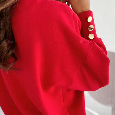URSULA - Strickpullover mit V-Ausschnitt
