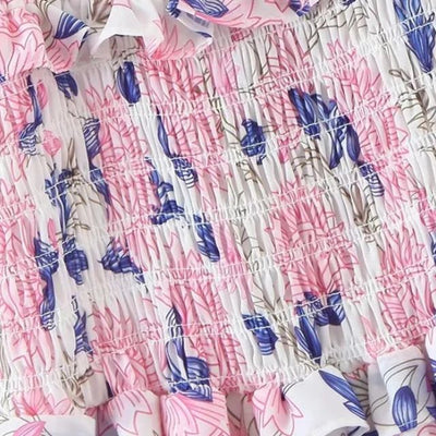 Madeline - Blumenkleid mit Puffärmeln