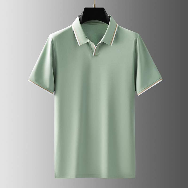 Ceran - Ungeknüpftes Poloshirt aus Seide