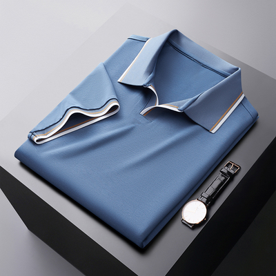 Ceran - Ungeknüpftes Poloshirt aus Seide