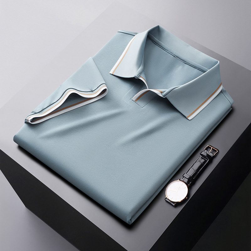Ceran - Ungeknüpftes Poloshirt aus Seide