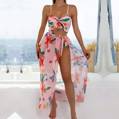 Ocean Chic - Modernes 3-teiliges Bikini-Set