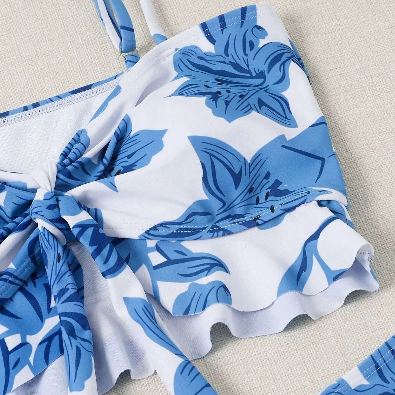 Ocean Chic - Modernes 3-teiliges Bikini-Set