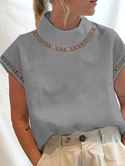 Marieky - Damen lässige Vintage-Bluse