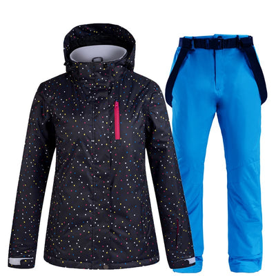Warmer und wasserdichter Skianzug für Damen - Liora