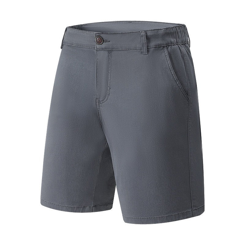Gerade Herren-Shorts aus gewebtem Stretchmaterial - Andrés