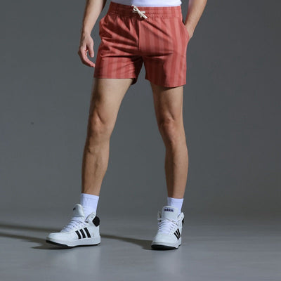 Herrenshorts aus Polyester mit vertikalen Streifen im sportlichen Stil - Julian